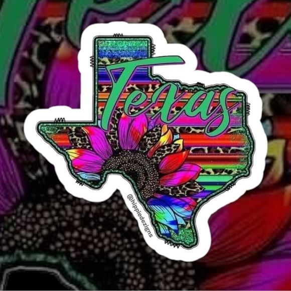 Texas Sunflower 🌻 Sticker Pack Of 3 - Picture 1 of 1